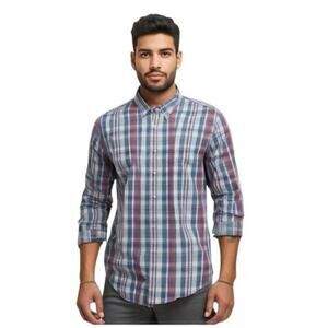 J.Crew Factory Men's Plaid flex casual shirt BE213 size XXL NWT